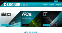 Desktop Screenshot of designersound.com